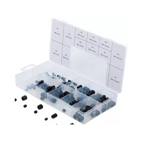Assortiment de vis sans tête | 160 pièces