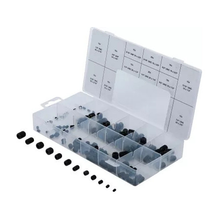 Assortiment de vis sans tête | en pouces | 160 pièces