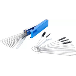 Kit de nettoyage de gicleurs de carburateur | 16 pièces