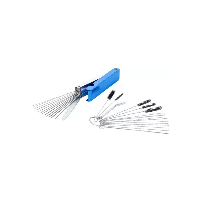 Kit de nettoyage de gicleurs de carburateur | 16 pièces Kit de nettoyage de gicleurs de carburateur | 16 pièces