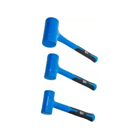 Jeu de maillets de débosselage | anti rebonds | Ø 47 / 55 / 65 mm | 450 / 765 / 1275 g | 3 pièces