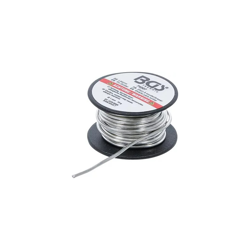 Étain à souder/braser | en bobine | Sans plomb | Ø 1 mm | 10 g Étain à souder/braser | en bobine | Sans plomb | Ø 1 mm | 10 g