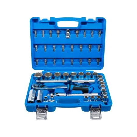 Coffret de Douilles douze pans | 12,5 mm (1/2") | 8 - 32 mm | 51 pièces