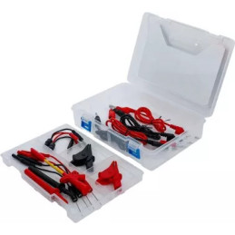 Assortiment de câbles de mesure et d’accessoires pour pointes de sondes | pour multimètre | 15 pièces