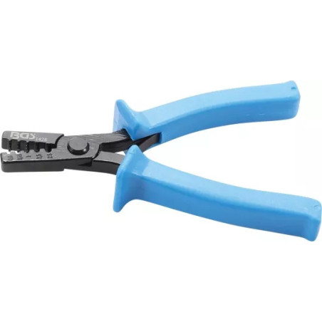 Pince à sertir et dénuder avec fonction cliquet | pour cosses de câble 0,5 - 2,5 mm²