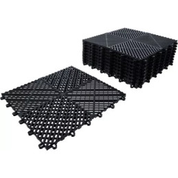 Jeu de carreaux en plastique | système de clic | 400 x 400 x 18 mm | 10 pcs.