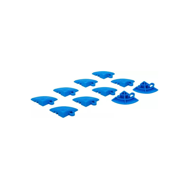 Kit d’éléments d’angle de carreaux en plastique | système de clic | 57 x 57 x 18 mm | 10 pcs. Kit d’éléments d’angle de carreaux en plastique | système de clic | 57 x 57 x 18 mm | 10 pcs.