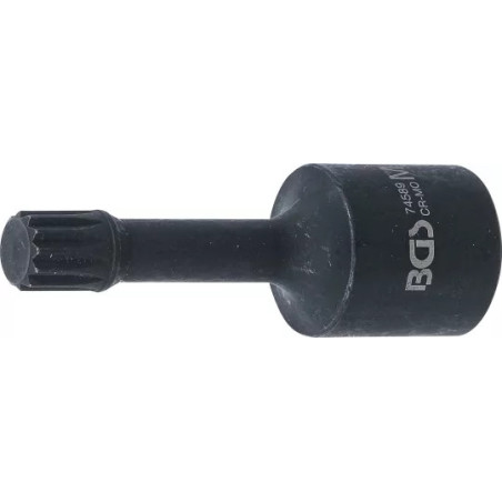 Douille à embouts à choc spéciale | longueur 72 mm | 12,5 mm (1/2") | polygone femelle (pour XZN) M12 | pour VAG