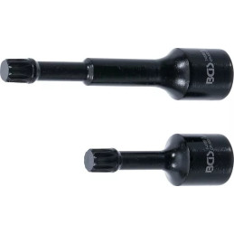 Jeu de douille à embouts à choc spéciale | 12,5 mm (1/2") | polygone femelle (pour XZN) M12 | pour VAG | 2 pcs.