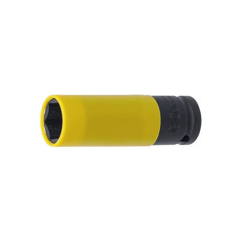 Douille à choc avec protection | ultra mince | empreinte carré femelle 12,5 mm (1/2") | 19 mm Douille à choc avec protection | ultra mince | empreinte carré femelle 12,5 mm (1/2") | 19 mm