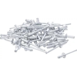 Assortiment de rivets pop | Ø 4,0 mm | 50 pièces