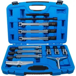 Jeu d’extracteur interne/externe, 2 et 3 griffes | 13 pièces