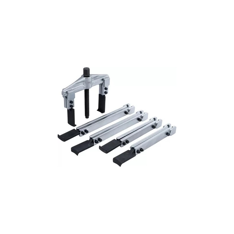 Jeu d'extracteurs 2 griffes | 35 - 130 mm | 7 pièces Jeu d'extracteurs 2 griffes | 35 - 130 mm | 7 pièces