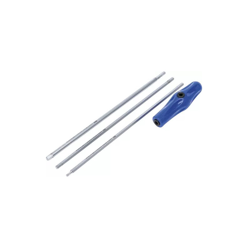 Jeu de tournevis de spéclial | Profil T (pour Torx) | six pans intérieurs | 4 pièces Jeu de tournevis de spéclial | Profil T (pour Torx) | six pans intérieurs | 4 pièces
