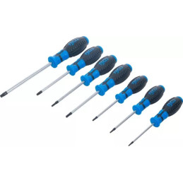 Jeu de tournevis | Profil T (pour Torx) T10 - T40 | 7 pièces