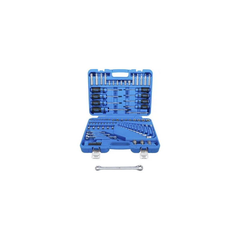 Assortiment d’outils | 6,3 mm (1/4") + 12,5 mm (1/2") | profil E/profil T (pour Torx) | 84 pièces Assortiment d’outils | 6,3 mm (1/4") + 12,5 mm (1/2") | profil E/profil T (pour Torx) | 84 pièces