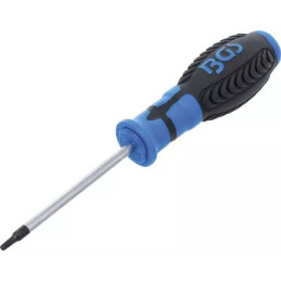 Tournevis profil T (pour Torx) avec perçage T15 | longueur de la lame 80 mm