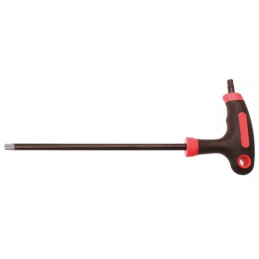 Tournevis avec poignée en T | Profil en T (pour Torx) avec/sans perçage frontal T15
