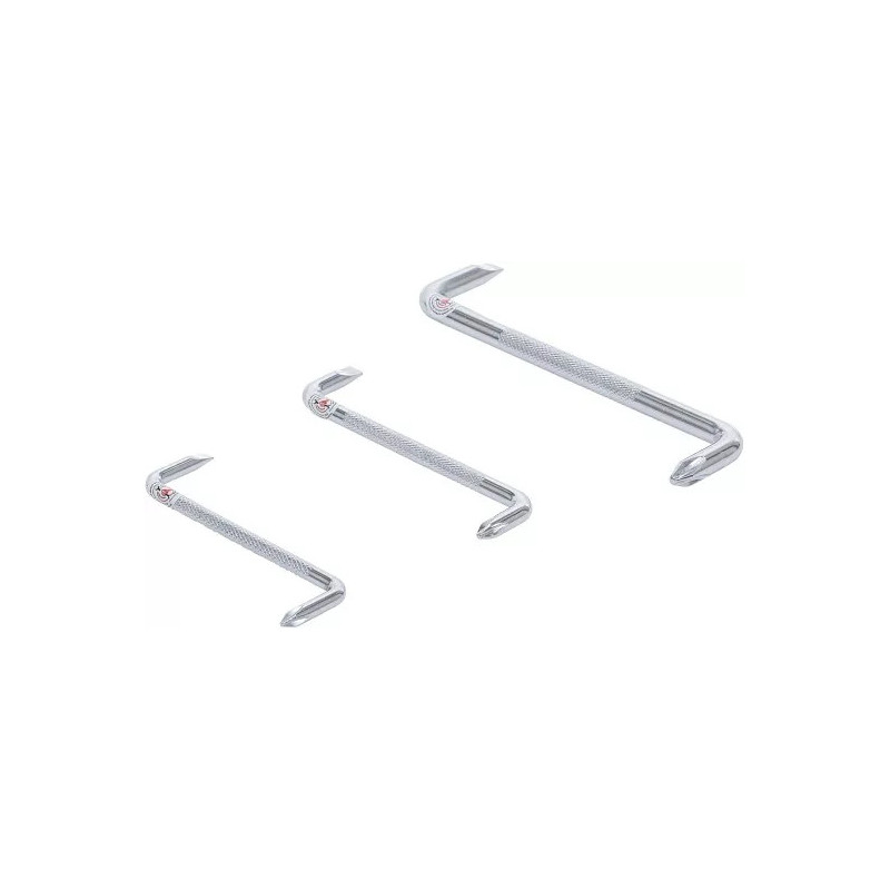 Jeu de tournevis coudés | plats / cruciformes | 3 pièces Jeu de tournevis coudés | plats / cruciformes | 3 pièces