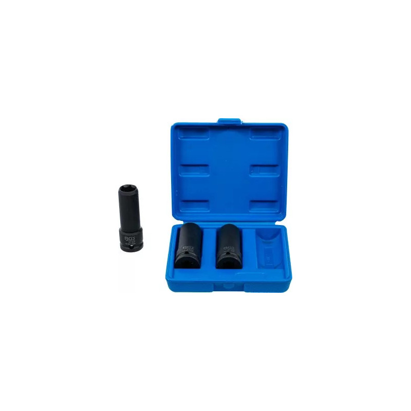 Jeu de douilles spéciales de puissance | 12,5 mm (1/2") | 17 / 19 / 21 mm | 3 pièces Jeu de douilles spéciales de puissance | 12,5 mm (1/2") | 17 / 19 / 21 mm | 3 pièces