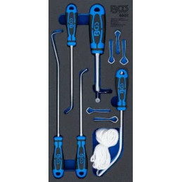 Insert de servante d'atelier 1/3 : Kit de montage de pare-brise à joint + enjoliveur | 5 pièces