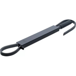 Clé à sangle pour poulies pour courroies striées et plates