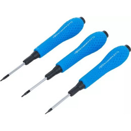 Jeu de tournevis de précision | profil en T (pour Torx) T4 / T5 / T6 | 3 pièces