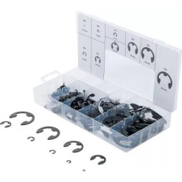 Assortiment de circlips | 1,5 - 22 mm | 300 pièces