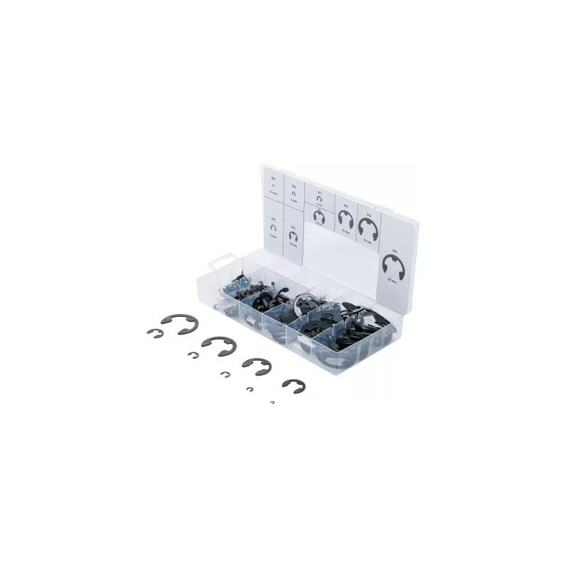 Assortiment de circlips | 1,5 - 22 mm | 300 pièces Assortiment de circlips | 1,5 - 22 mm | 300 pièces