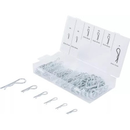 Assortiment de goupilles à ressort | Ø 2,4 - 4,0 mm | 150 pièces