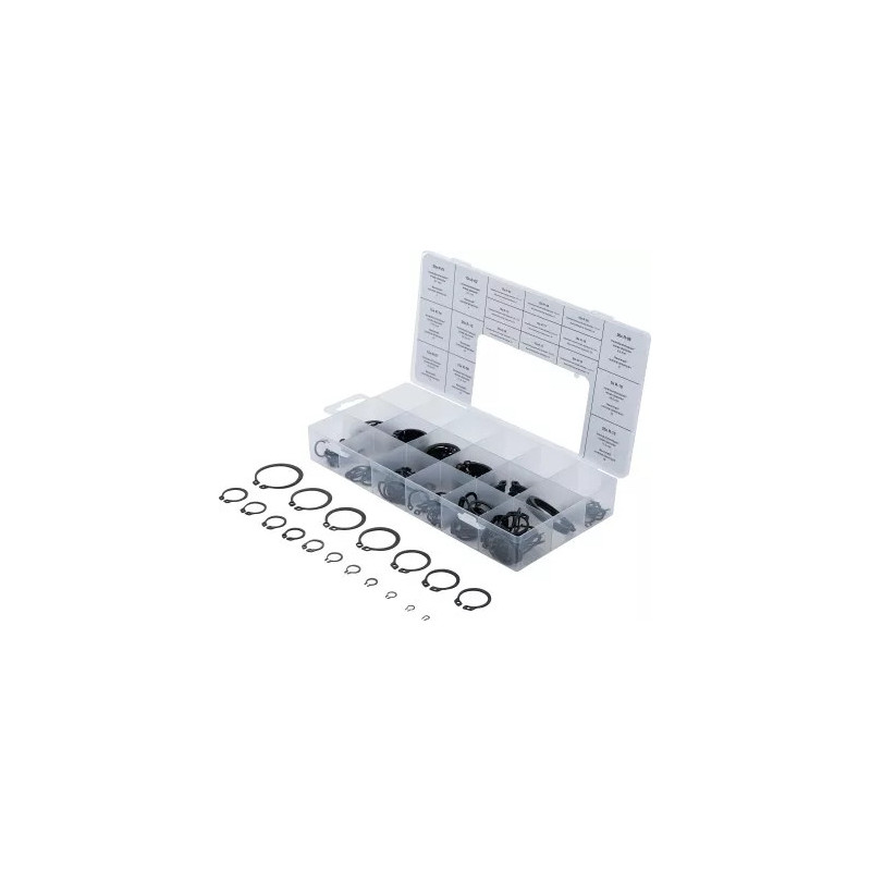Assortiment de circlips extérieurs | Ø 3 - 32 mm | 300 pièces Assortiment de circlips extérieurs | Ø 3 - 32 mm | 300 pièces