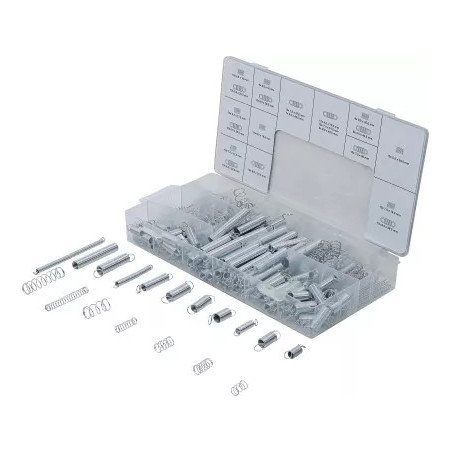 Assortiment de ressorts | ressorts de traction + pression | 200 pièces
