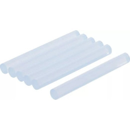Bâtonnets de colle chaude | transparent | Ø 11 mm, 100 mm | 6 pièces