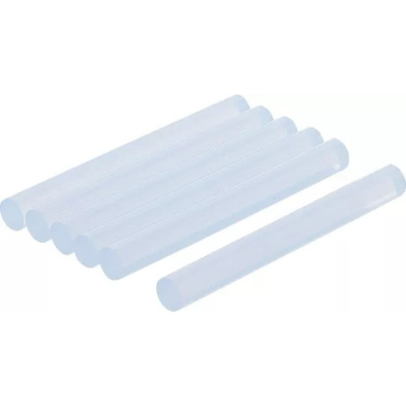Bâtonnets de colle chaude | transparent | Ø 11 mm, 100 mm | 6 pièces