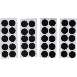 Points auto-agrippants | autocollants | noir | 40 pièces