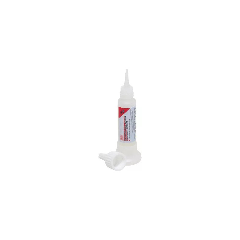 Colle instantanée | viscosité moyenne | flacon à pied 25 g Colle instantanée | viscosité moyenne | flacon à pied 25 g