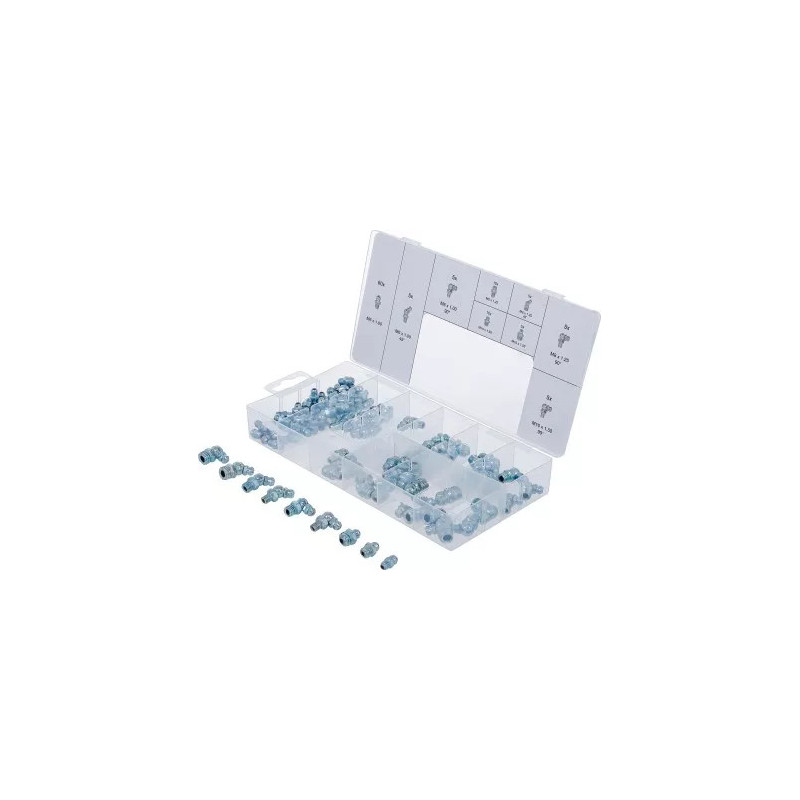 Assortiment de graisseurs | 110 pièces Assortiment de graisseurs | 110 pièces