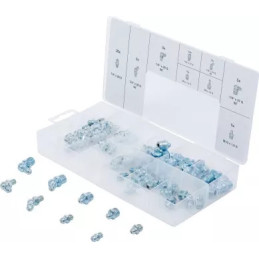 Assortiment de graisseurs | métriques/pouce | 70 pièces