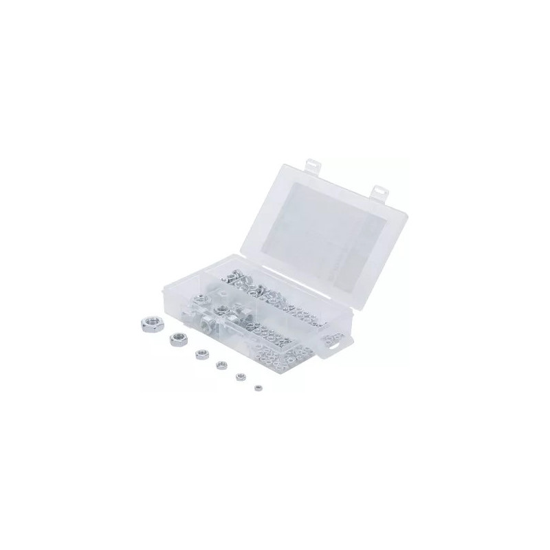 Assortiment d’écrous | M3 - M10 | 150 pièces Assortiment d’écrous | M3 - M10 | 150 pièces