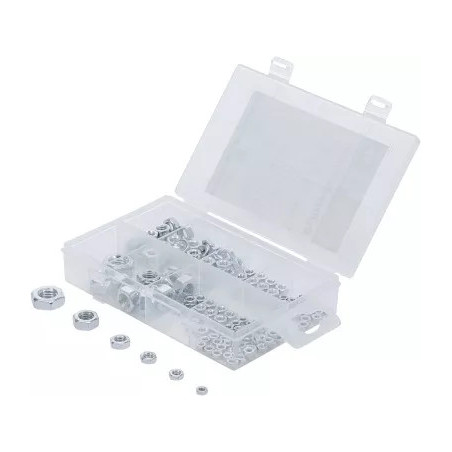 Assortiment d’écrous | M3 - M10 | 150 pièces