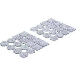 Jeu de protections antidérapants | gris tacheté | 32 pièces