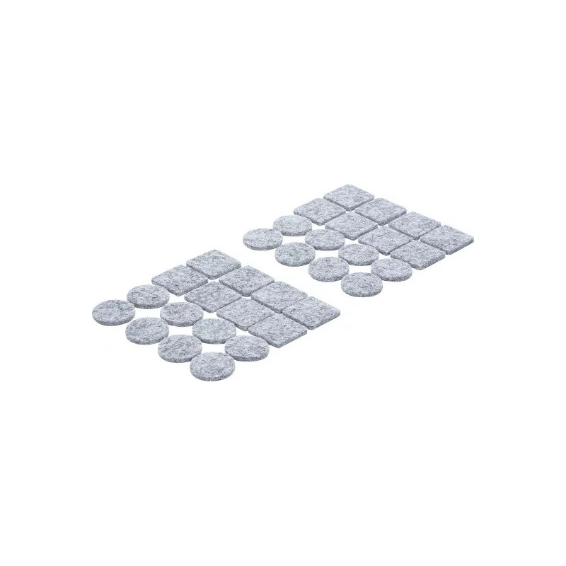 Jeu de protections antidérapants | gris tacheté | 32 pièces Jeu de protections antidérapants | gris tacheté | 32 pièces