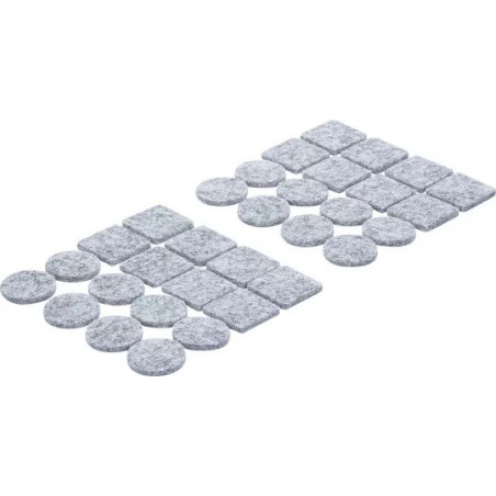 Jeu de protections antidérapants | gris tacheté | 32 pièces