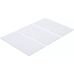 Patin en feutre | plaques | blanc | 100 x 200 mm | 3 pièces