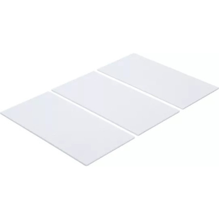 Patin en feutre | plaques | blanc | 100 x 200 mm | 3 pièces