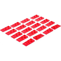 Kit de coins de montage universels | matière plastique | 20 pièces