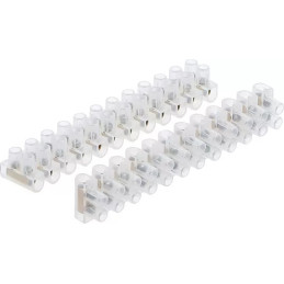 Borniers | 2,5 mm² | 3 Amp. | 2 pièces | bloc de 12
