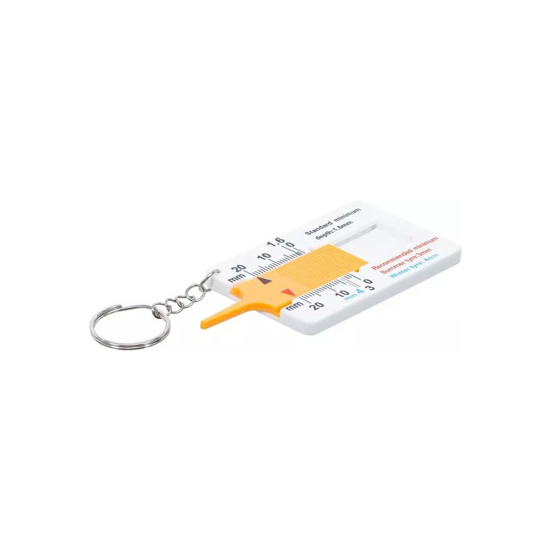Jauge de profondeur de profil | avec porte-clés | 0 - 20 mm Jauge de profondeur de profil | avec porte-clés | 0 - 20 mm