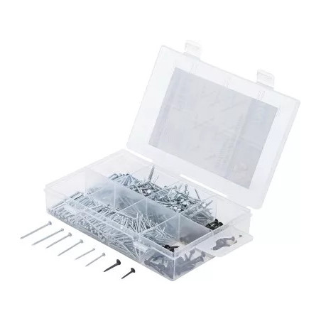 Assortiment de clous et pointes | 750 pièces