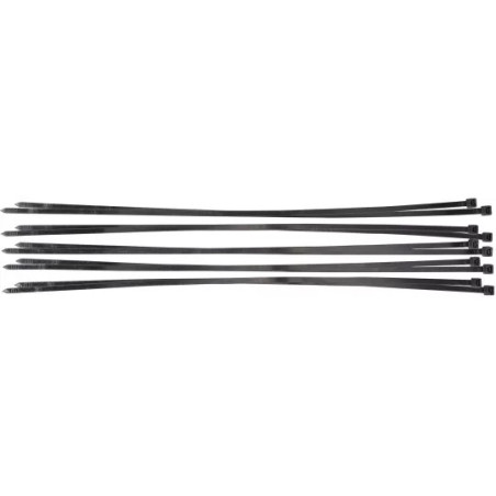 Assortiment de colliers plastique | noir | 8,0 x 700 mm | 10 pièces